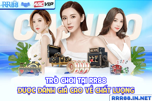 Trò chơi tại RR88 được đánh giá cao về chất lượng